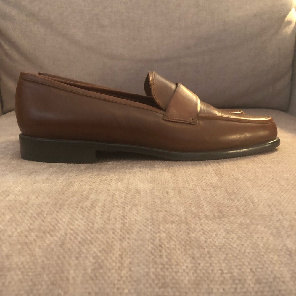 Coach Brown Leather Loafers Size 6